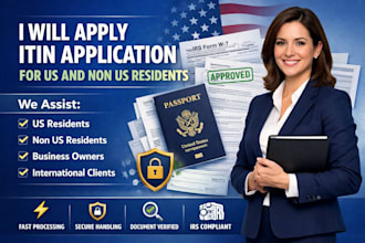 apply itin application for non US residence and US residence