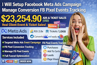 setup facebook meta ads campaign manage conversion fb pixel page event tracking