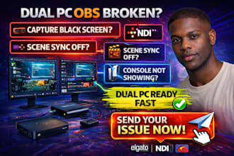 setup dual pc obs with capture card and smooth scenes