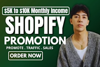 boost shopify sales with shopify marketing and store promotion