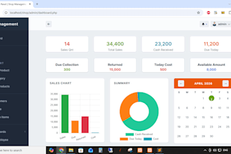 sell ready pos software with barcode, stock and invoice system