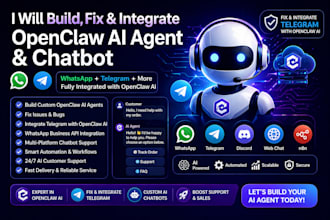 build, fix chatbot clawdbot, openclaw setup