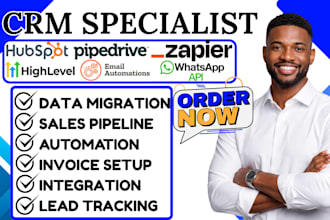 setup hubspot email automation whatsapp api ghl zapier integration pipedrive crm