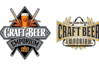 create wonderful unique bar and nightclub logo design