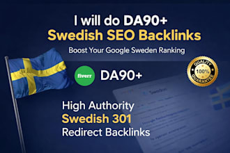 do da90 swedish SEO backlinks for higher google sweden rankings