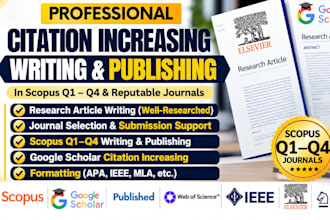 increase google scholar, scopus citation, write and publish research article