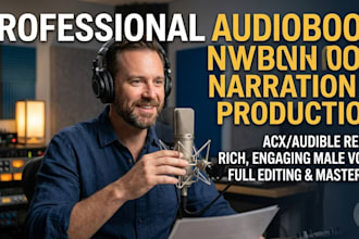 record and produce a professional audiobook for acx