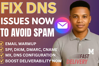 setup spf dkim dmarc and fix email deliverability issues