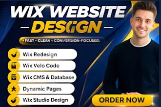 wix harmony customization wix studio website design redesign wix velo code api