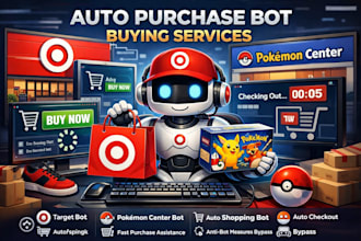 do auto purchase bot shopping bot target bot auto buying bot pokemon center bot