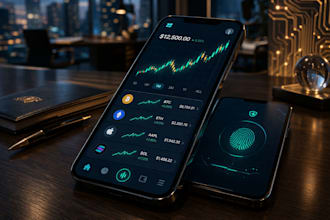 build a stock trading or crypto portfolio tracking mobile app