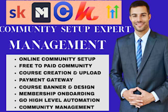 skool community setup create skool online course skool community manager skool