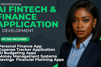 develop personal finance app, expense tracker ,ai budgeting app