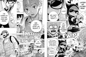 draw manga comic book illustration nsfw character manga artist webtoon coverart
