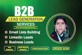 do b2b lead generation, email list building and prospect list building