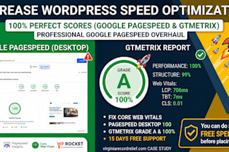 speed up wordpress website and fix core web vitals for google pagespeed