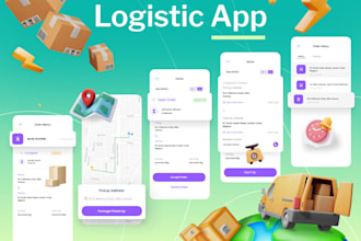develop logistics app ai courier delivery app parcel transportation cargo app