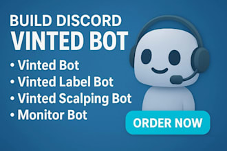 offer custom discord sever bot, telegram bot for monitoring and tracking sever