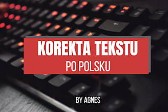 proofread and edit any text in polish