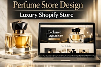 design perfume store, and fragrance shopify store, and cologne website,