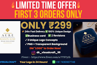 create professional logo with fast 24hr delivery