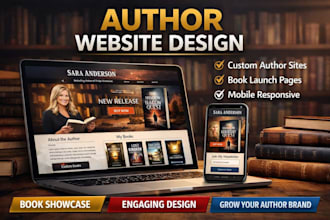 design author website ebook website ebook sales  digital books wordpress design