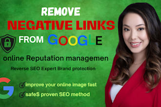 repair your online reputation management and do reverse SEO