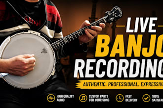 record fiddle, mandolin, or banjo instruments for your music
