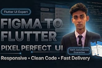 convert figma, adobe xd, or PSD to pixel perfect flutter UI
