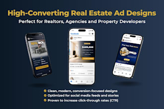 design high converting real estate social media posts and carousels