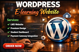 build lms website learndash tutor lms elearning website