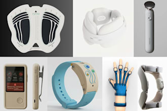 3d product design biohacking, recovery, wellness tech and wearable health device
