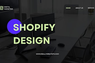 do shopify website design and redesign to boost sales