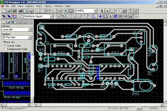 do pcb design, schematic and gerber files for manufacturing