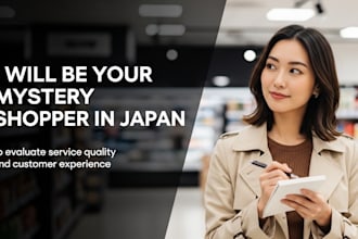 work as a mystery shopper in japanese market
