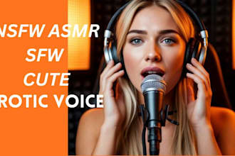 sfw soft seductive nsfw voice over of a voice acting flexy smooth sexy actress