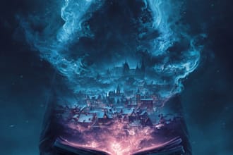 do fantasy book cover design, thriller book cover