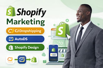 use auto ds for your shopify cj dropshipping store shopify marketing and design