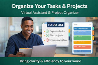organize your tasks and projects efficiently