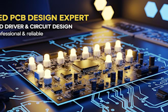 design professional led lighting pcb, led driver and led circuits