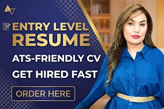 create an ats friendly resume for fresh graduates and entry level jobs