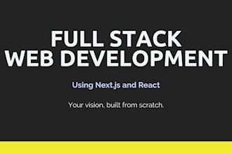 develop a customizable web application with nextjs