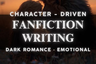 write a fanfiction for your favorite fandom or ship