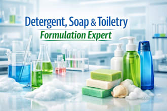 make product formulations of detergents, laundry, soaps, and toiletry products