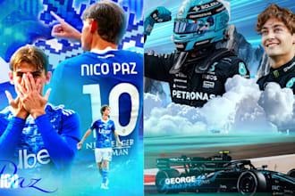 make a sports poster