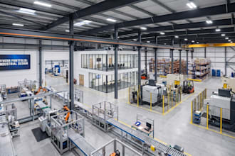 create 3d factory design industrial building warehouse layout  renovate workshop