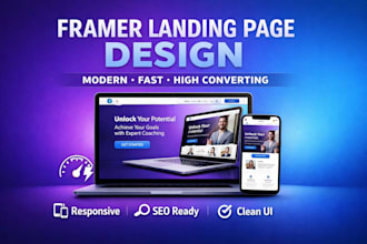 framer landing page for coaches and consultants
