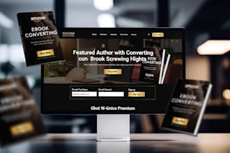 design author website book website author book website ebook website design