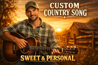 sing professional male country vocals for your song
