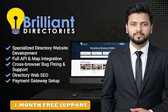 build a brilliant directory, business directory, directory website